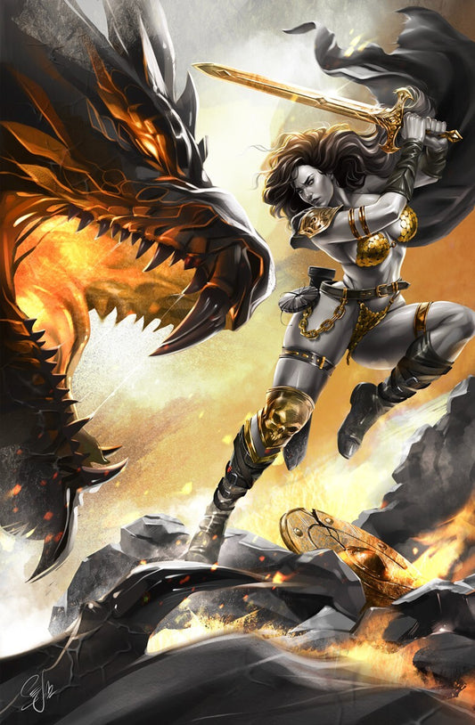 RED SONJA #16 - KATYA SINYUKHINA VIRGIN VARIANT COVER B EXCLUSIVE NM+