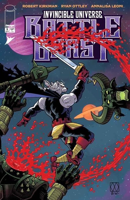 INVINCIBLE UNIVERSE BATTLE BEAST #5 CVR E INC 1:50 MATT WAGNER & BRENNAN WAGNER