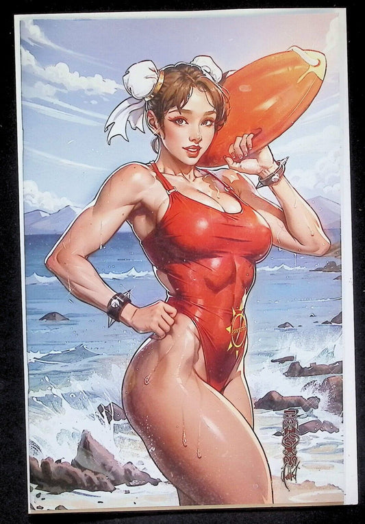2024 STREET FIGHTER & FRIENDS SWIMSUIT SPECIAL #1 - CEDRIC POULAT COVER B NM+