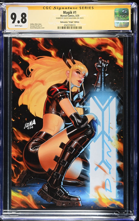 MAGIK #1 - DAVID NAKAYAMA VIRGIN VARIANT RATIO 1:200 SIGNED CGC 9.8