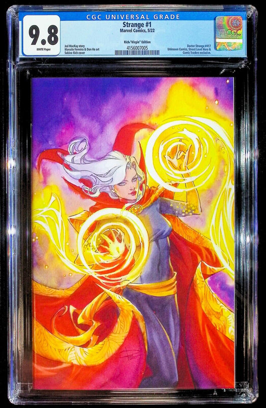STRANGE #1 - SABINE RICH VIRGIN VARIANT 🔑KEY MARVEL COMICS 2022 CGC 9.8 NM/M