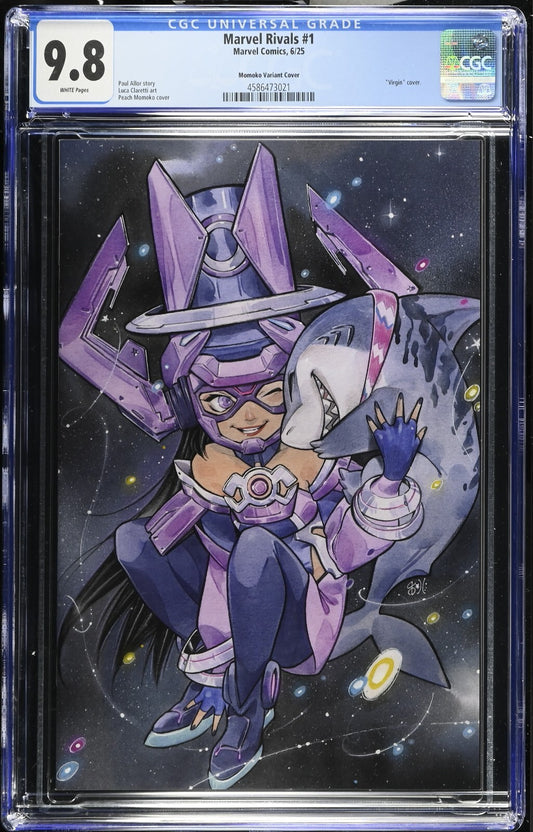 MARVEL RIVALS #1 - PEACH MOMOKO VIRGIN VARIANT RATIO 1:100 EXCLUSIVE CGC 9.8