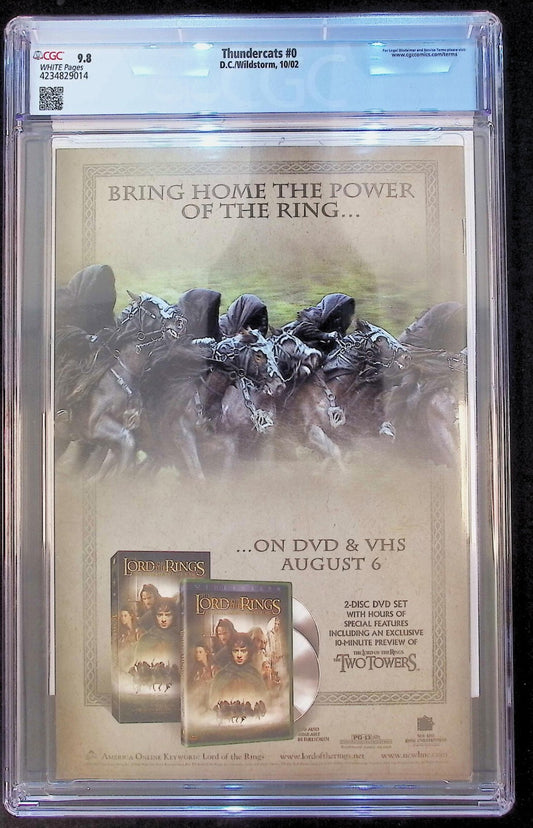 THUNDERCATS #0 - J. SCOTT CAMPBELL TRADE VARIANT 2002 CGC 9.8