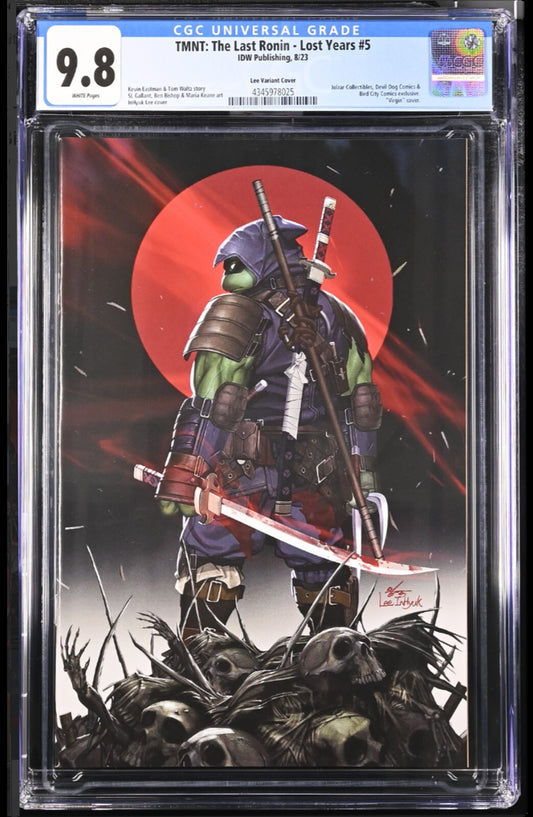 TMNT THE LAST RONIN LOST YEARS #5 - INHYUK LEE VIRGIN VARIANT 2023 CGC 9.8