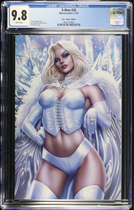 X-MEN #26 - ARIEL DIAZ VIRGIN VARIANT MARVEL COMICS 2023 CGC 9.8