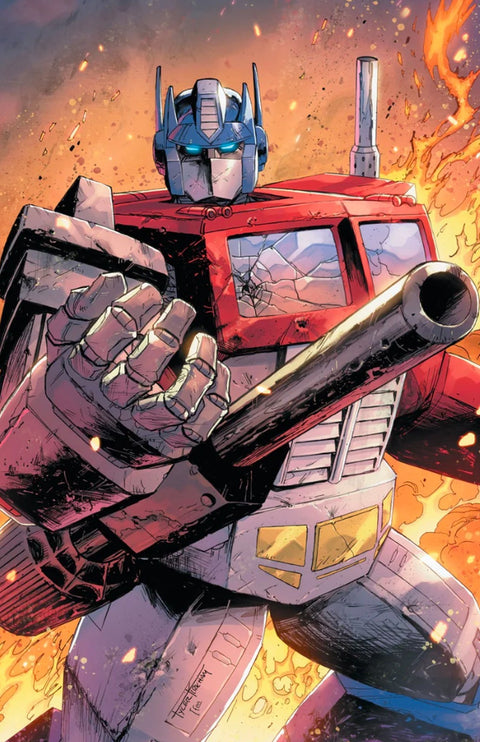 Transformers #8 Tyler Kirkham Virgin Variant Exclusive cover