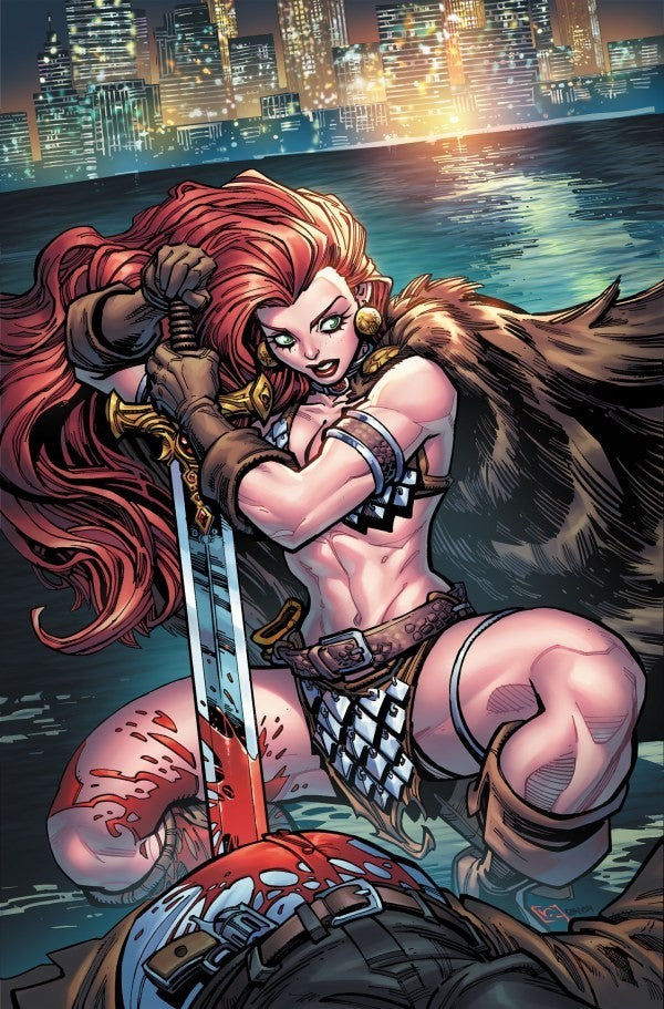 SONJA REBORN #6 - CHAD HARDIN COVER H RATIO 1:10