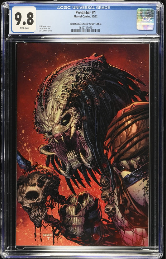 PREDATOR #1 - KEN LASHLEY VIRGIN VARIANT EDITION CGC 9.8