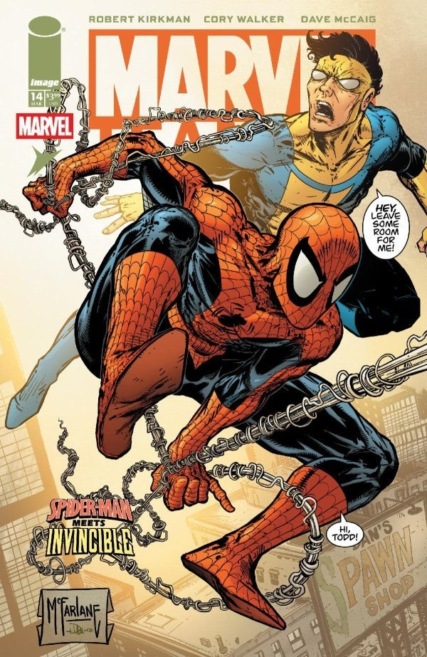 MARVEL TEAM-UP FACSIMILE EDITION #14 - TODD MCFARLANE COVER D VARIANT