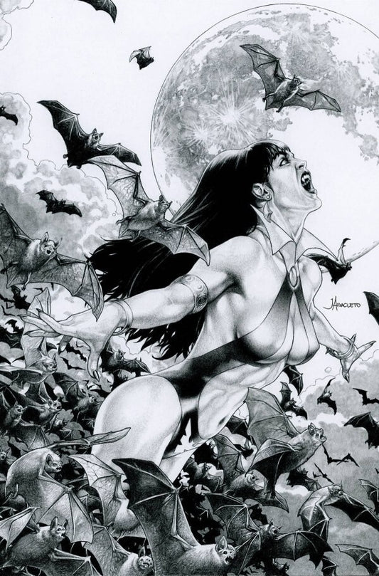 VAMPIRELLA #3 JAY ANACLETO VIRGIN B&W VARIANT RATIO 1:15 INCENTIVE PRESALE 6/18