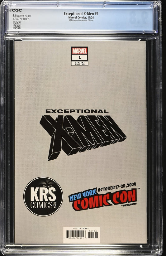 EXCEPTIONAL X-MEN #1 - WARREN LOUW VIRGIN VARIANT EDITION NYCC 2024 CGC 9.8