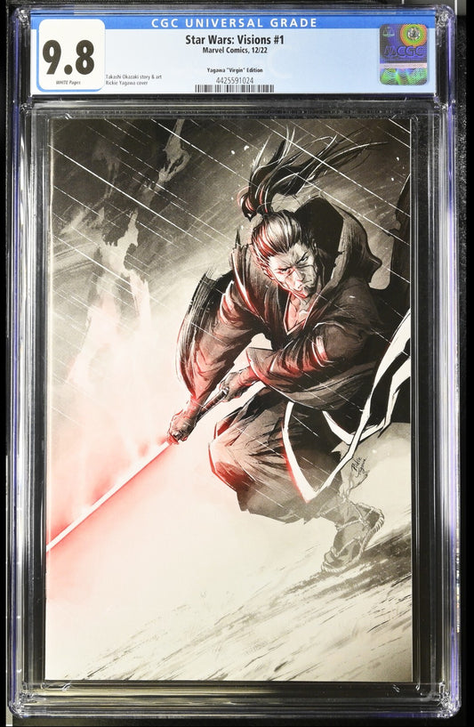 STAR WARS VISIONS #1 - RICKIE YAGAWA VIRGIN EXCLUSIVE MARVEL 2022 CGC 9.8