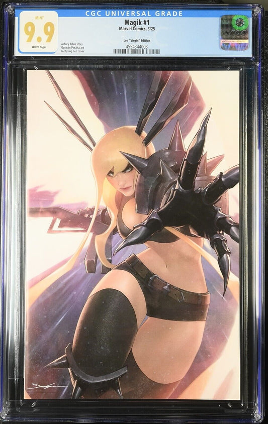 MAGIK #1 - JEEHYUNG LEE VIRGIN VARIANT EXCLUSIVE MARVEL 2025 1:100 RATIO CGC 9.9