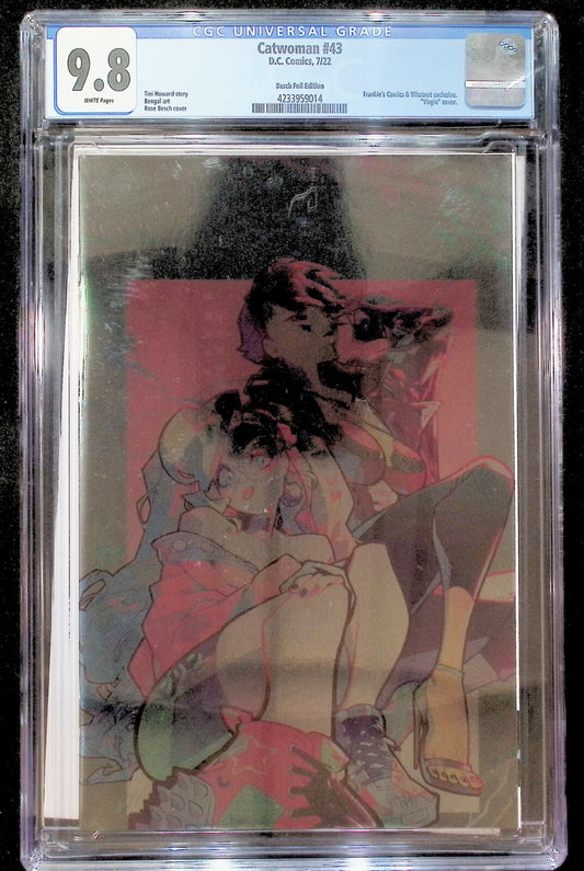 CATWOMAN #43 - ROSE BESCH FOIL COVER VARIANT EDITION CGC 9.8