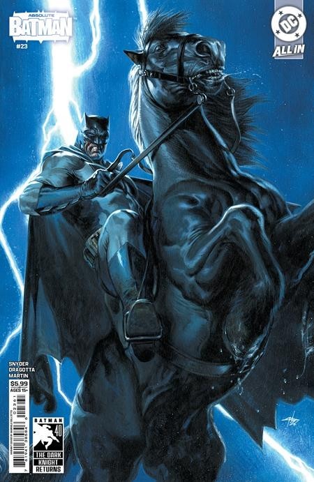 ABSOLUTE BATMAN #23 - GABRIELE DELL OTTO COVER E DARK KNIGHT RETURNS 40TH ANNIV.