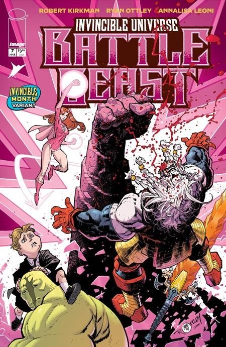INVINCIBLE UNIVERSE BATTLE BEAST #7 - RYAN OTTLEY RYAN OTTLEY & ANNALISA LEONI COVER F VARIANT
