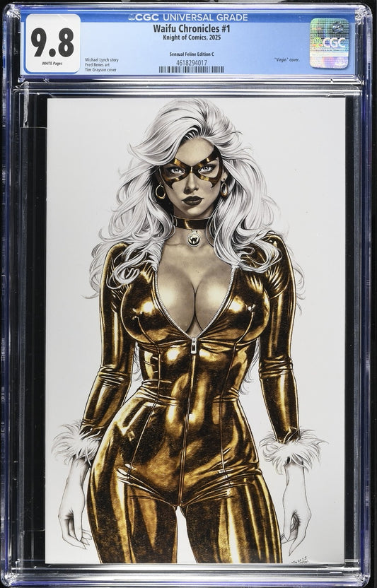 WAIFU CHRONICLES #1 - TIM GRAYSON SENSUAL FELINE EDITION C CGC 9.8