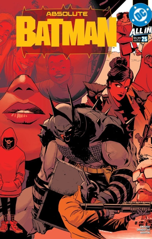 ABSOLUTE BATMAN #25 - NICK DRAGOTTA COVER A GATEFOLD TRIPTYCH