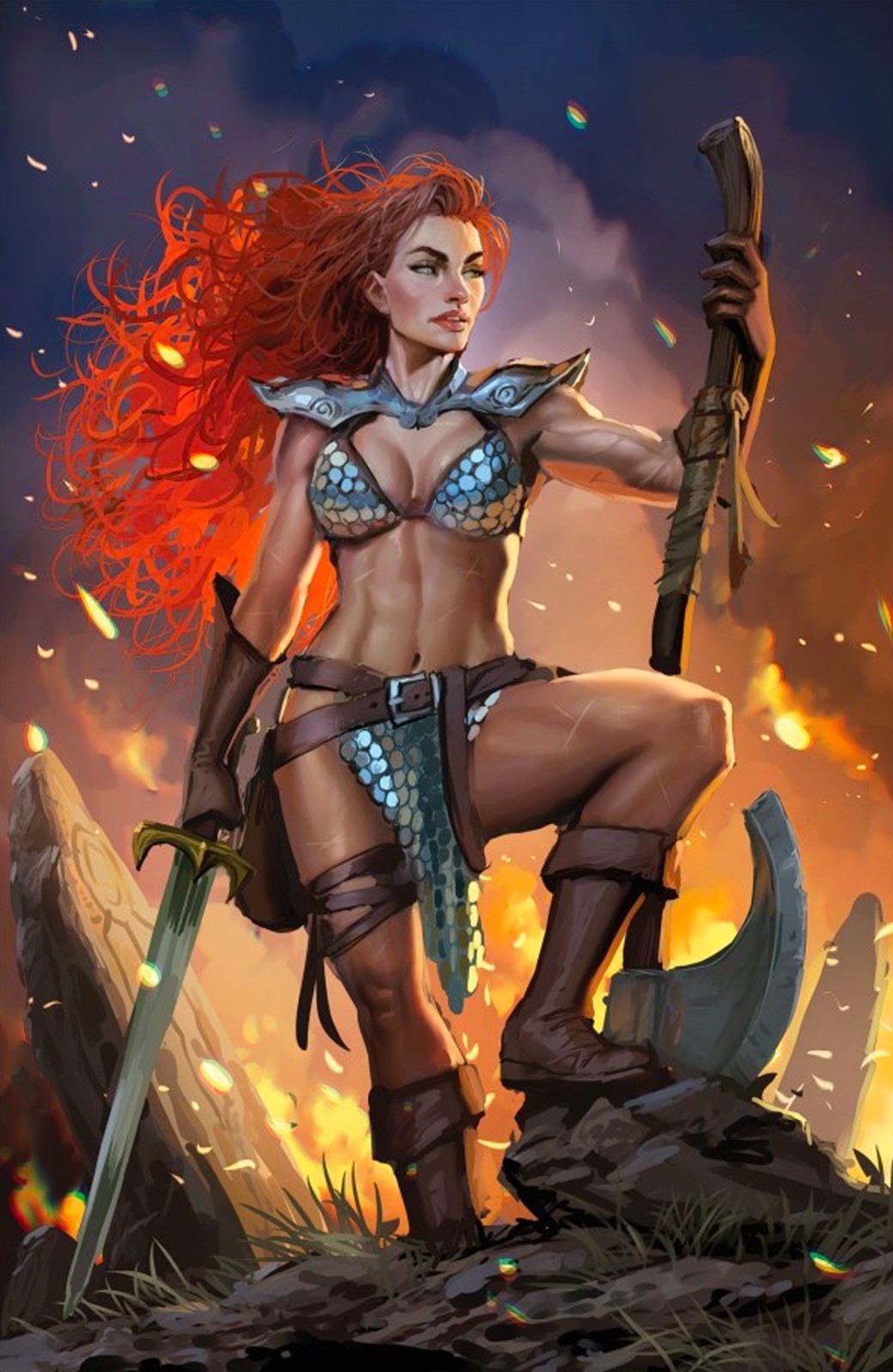 SONJA REBORN #3 - STJEPAN SEJIC VIRGIN VARIANT 2025 RATIO 1:15 NM+