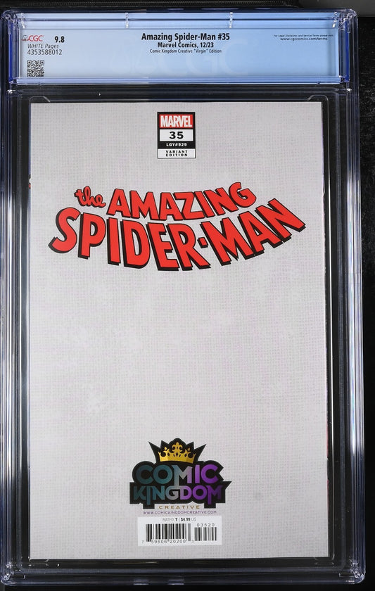 AMAZING SPIDER-MAN #36 - DERRICK CHEW VIRGIN VARIANT EXCLUSIVE CGC 9.8