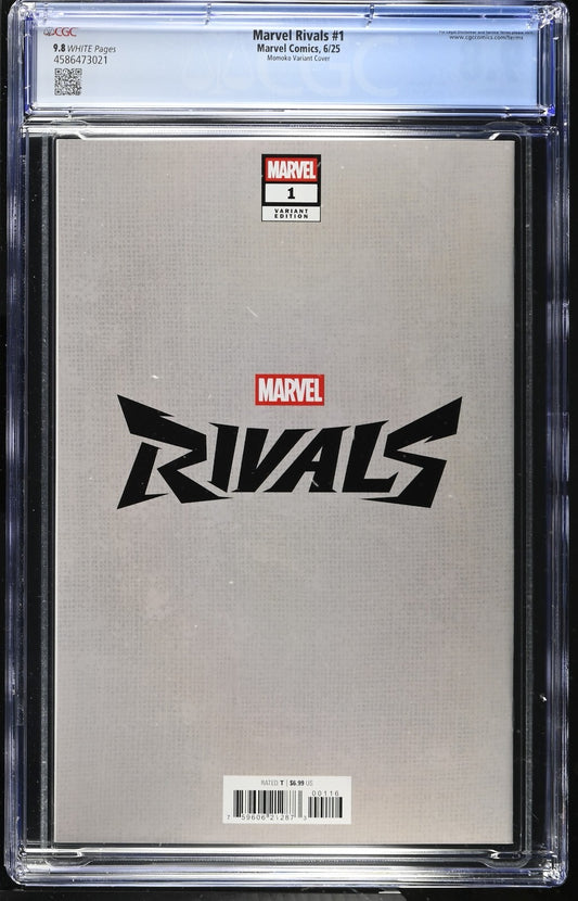 MARVEL RIVALS #1 - PEACH MOMOKO VIRGIN VARIANT RATIO 1:100 EXCLUSIVE CGC 9.8