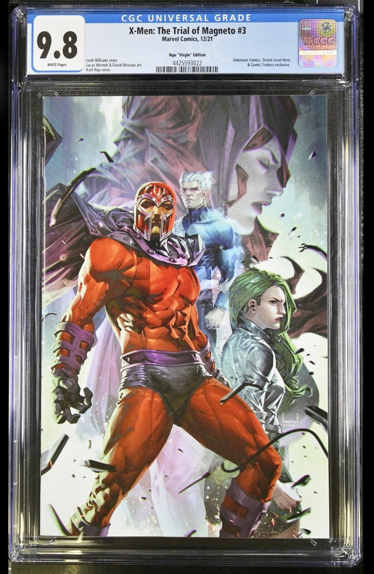 X-MEN: THE TRIAL OF MAGNETO #1 -  KAEL NGU VIRGIN VARIANT MARVEL 2021 CGC 9.8