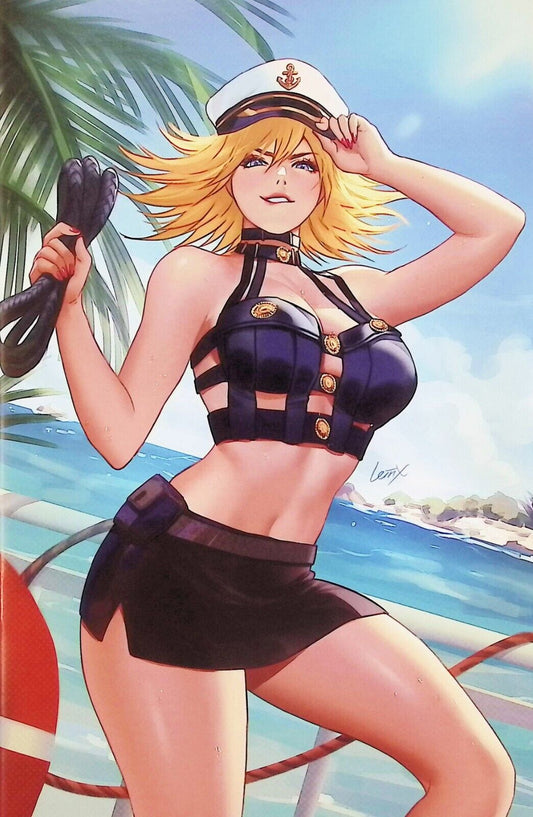 STREET FIGHTER SWIMSUIT SPECIAL #1 LEIRIX PUREart VIRGIN VARIANT POISON COA GOLD