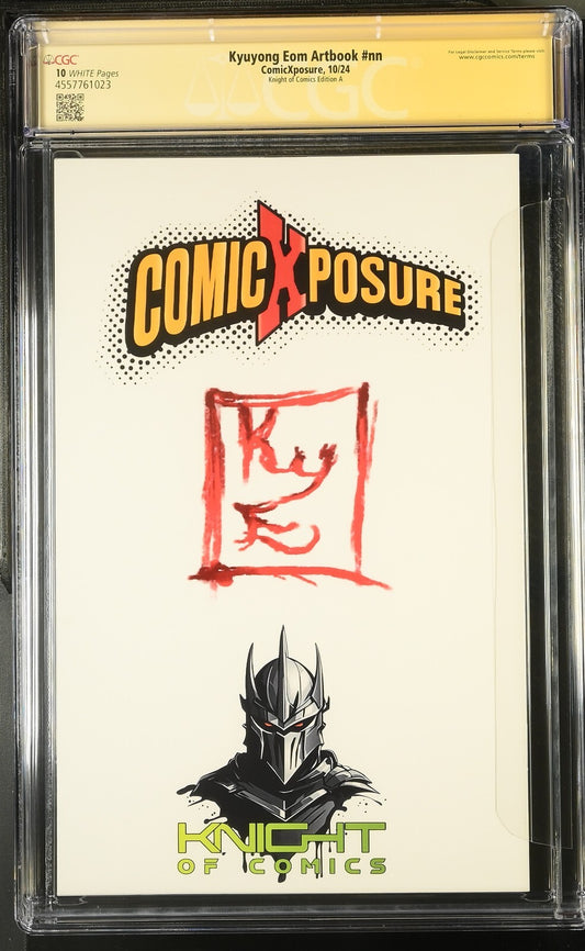 KYUYONG EOM ARTBOOK #1 - BEETLEJUICE MEGACON 2025 COVER A +SIGNED CGC 10