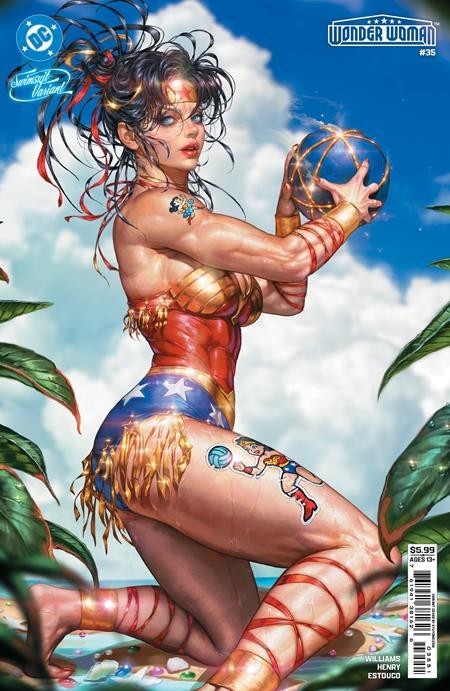 WONDER WOMAN #35 - KYUYONG EOM SWIMSUIT COVER E