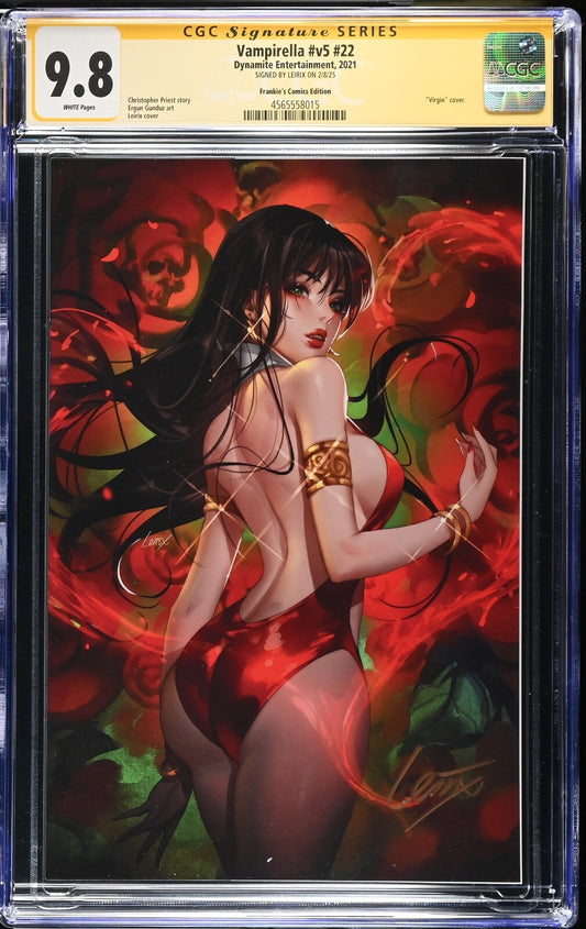 VAMPIRELLA V5 #22 - LEIRIX LI VIRGIN VARIANT EXCLUSIVE SIGNED CGC 9.8