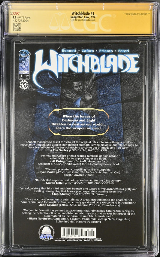 WITCHBLADE #1 - KYUYONG EOM VIRGIN VARIANT EXCLUSIVE SIGNED CGC 9.8