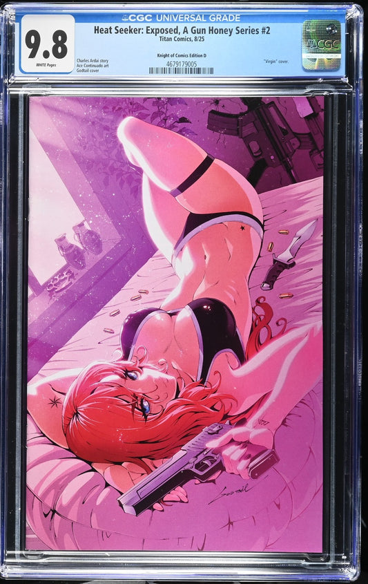 HEAT SEEKER EXPOSED #2 - GODTAIL  NYCC 2025 EXCLUSIVE COVER A CGC 9.8