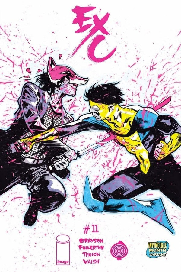 EXQUISITE CORPSES #11 - MICHAEL WALSH COVER H INVINCIBLE TEAM UP VARIANT