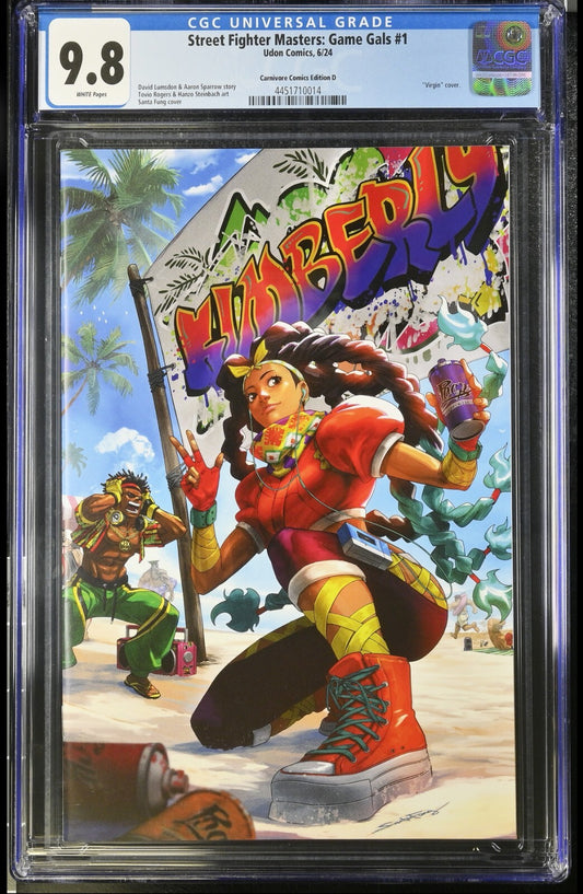 STREET FIGHTER MASTERS GAME GALS #1 SANTA FUNG VIRGIN VARIANT CGC 9.8