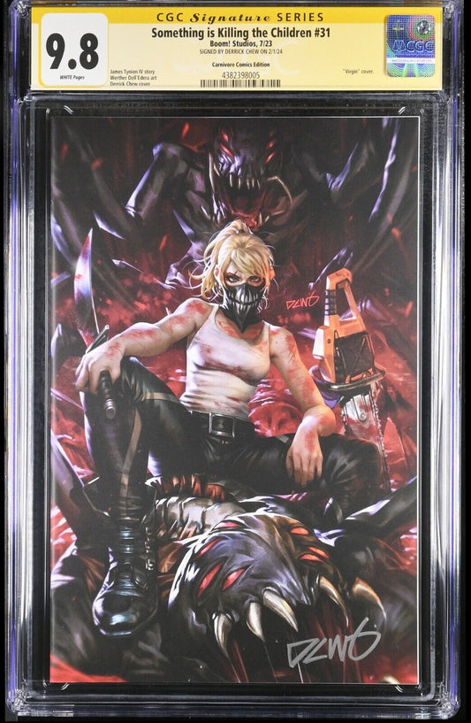 SOMETHING IS KILLING THE CHILDREN #31 - CHEW VIRGIN VARIANT +COA SIGNED CGC 9.8