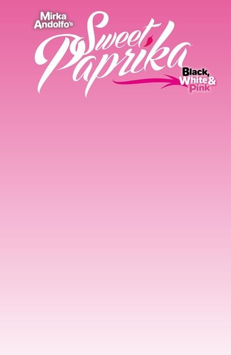 SWEET PAPRIKA HALLOWEEN SPECIAL #1 - BLANK SKETC VARIANT COVER G