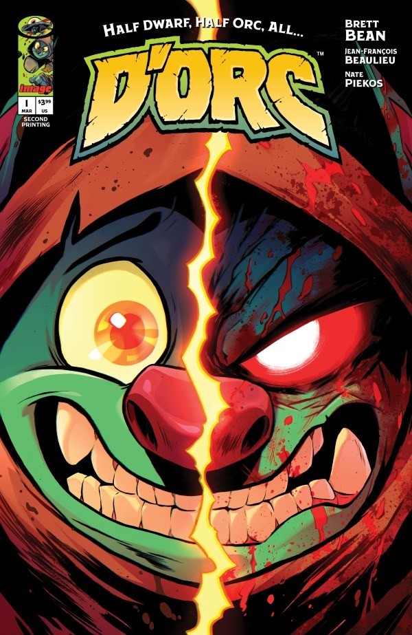 D'ORC #1 2ND PRINTING - BRETTt BEAN COVER A