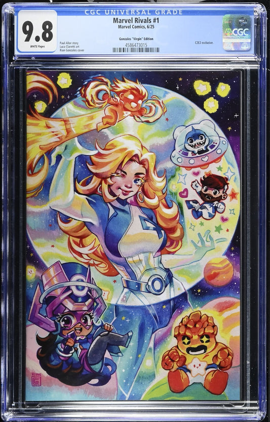 MARVEL RIVALS #1 - RIAN GONZALES VIRGIN VARIANT C2E2 CHICAGO EXCLUSIVE CGC 9.8