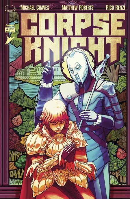 CORPSE KNIGHT #6 - NIMIT MALAVIA COVER D INC 1:25 STAINED GLASS VARIANT