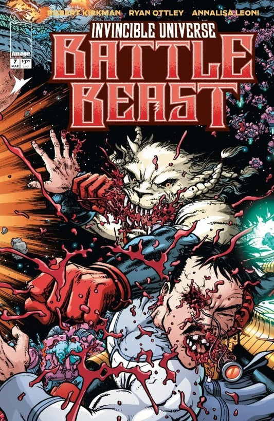 INVINCIBLE UNIVERSE BATTLE BEAST #7 - CHRIS BURNHAM COVER C RATIO 1:10