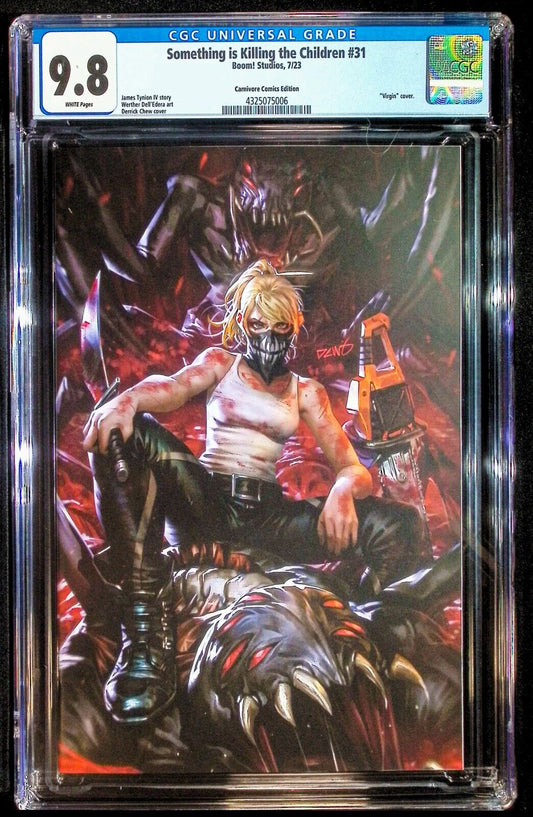 SOMETHING IS KILLING THE CHILDREN #31 - CHEW VIRGIN VARIANT +COA LTD 500 CGC 9.8
