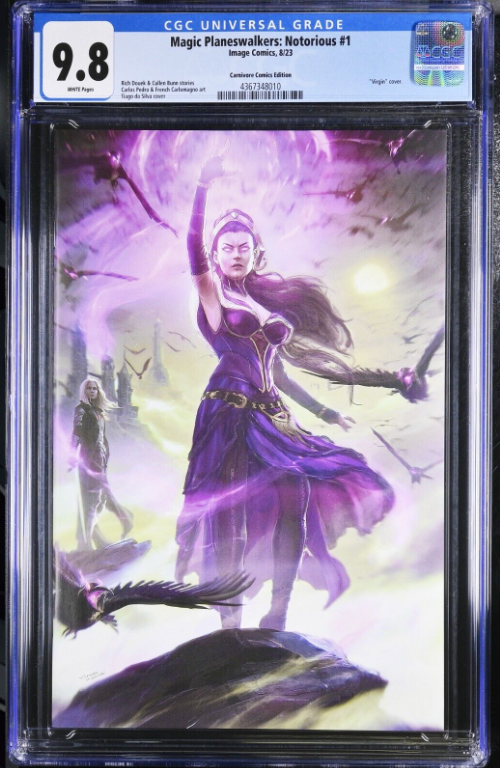 MAGIC PLANESWALKERS NOTORIOUS #1 - TIAGO DA SILVA VIRGIN VARIANT EXCLUSE CGC 9.8