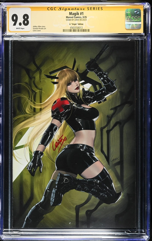 MAGIK #1 - LEIRIX LI VIRGIN VARIANT MEGACON 2025 SIGNED CGC 9.8