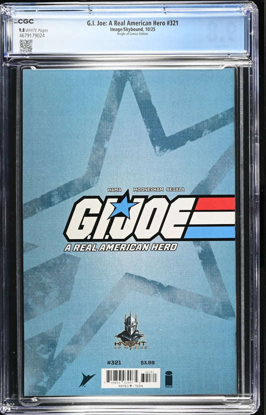 GI JOE #321 - KATYA SINYUKHINA VIRGIN VARIANT NYCC 2025 CGC 9.8
