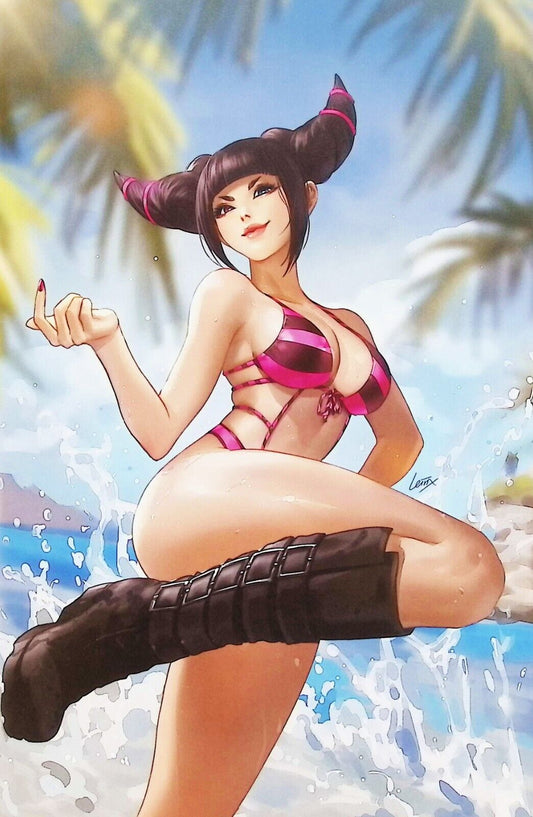 STREET FIGHTER SWIMSUIT SPECIAL #1 LEIRIX COVER B VIRGIN VARIANT JURI NM+