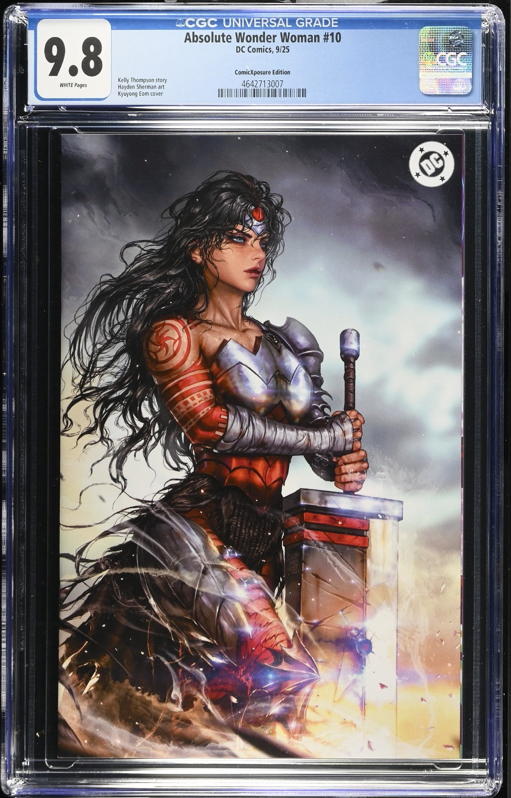 ABSOLUTE WONDER WOMAN #10 - KYUYONG EOM VIRGIN VARIANT EDITION CGC 9.8