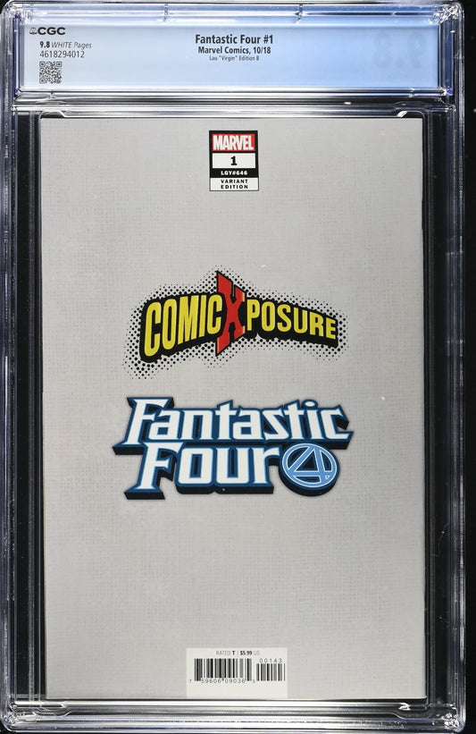 FANTASTIC FOUR #1 - ARTGERM VIRGIN VARIANT INVISIBLE WOMAN CGC 9.8