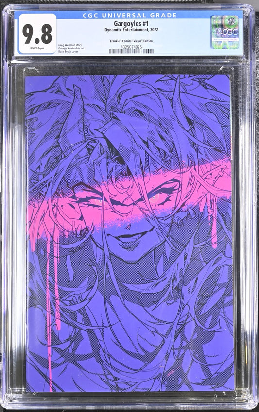 GARGOYLES #1 - ROSE BESCH  VIRGIN VARIANT EXCLUSIVE CGC 9.8