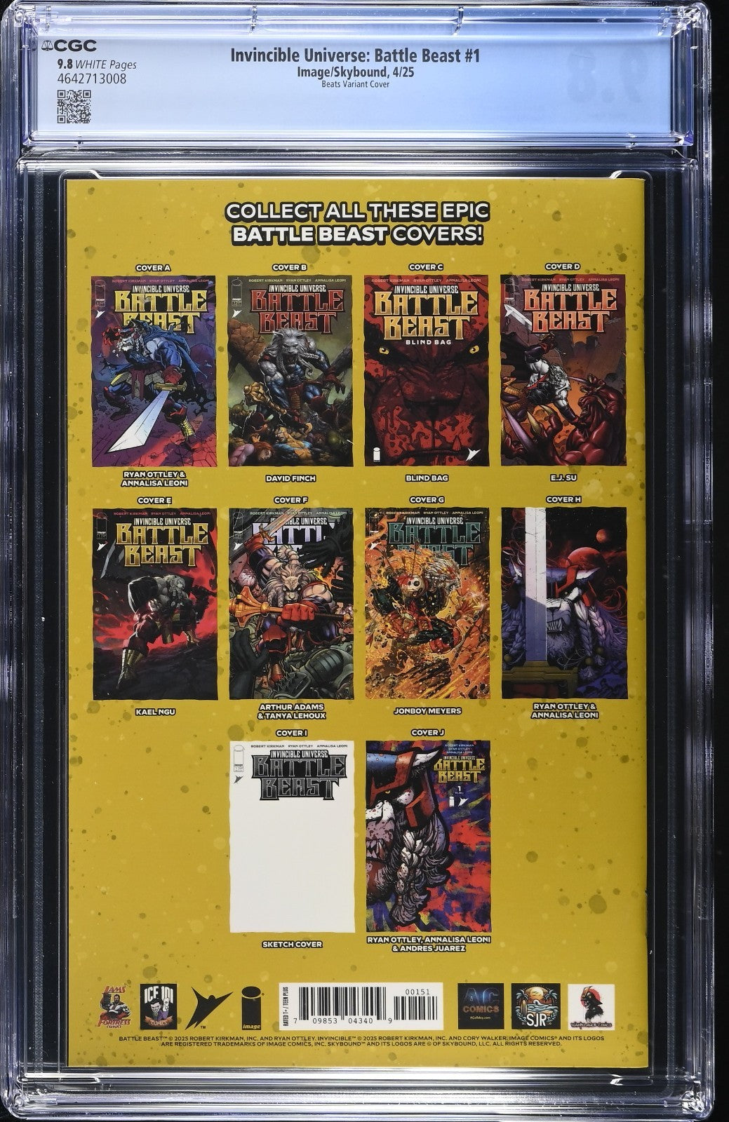 CGC 9.8 GRADED BOOKS – Knight of Comics, LLC