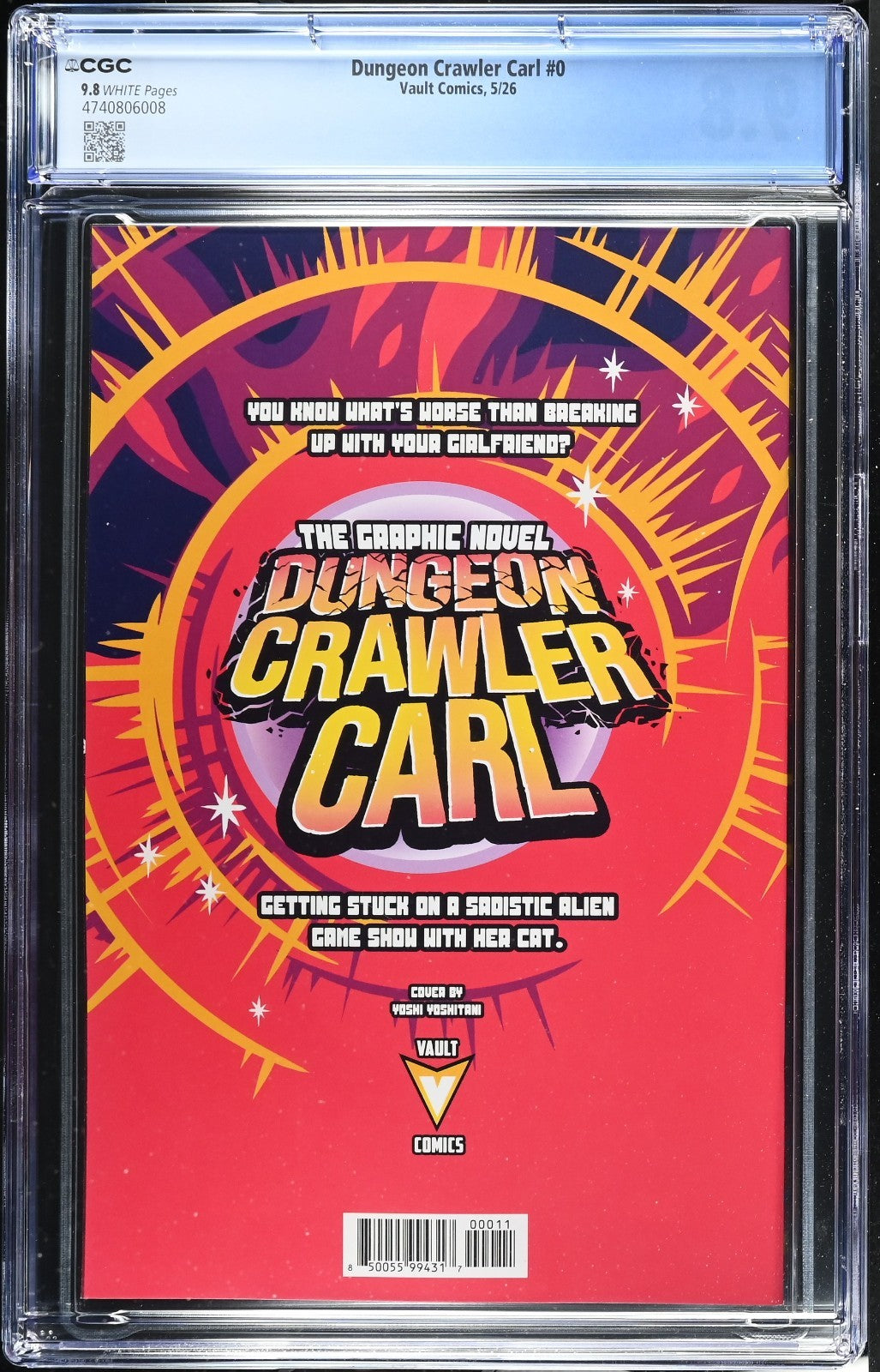 DUNGEON CRAWLER CARL #0 - YOSHI YOSHITANI FREE COMIC BOOK DAY EDITION CGC 9.8